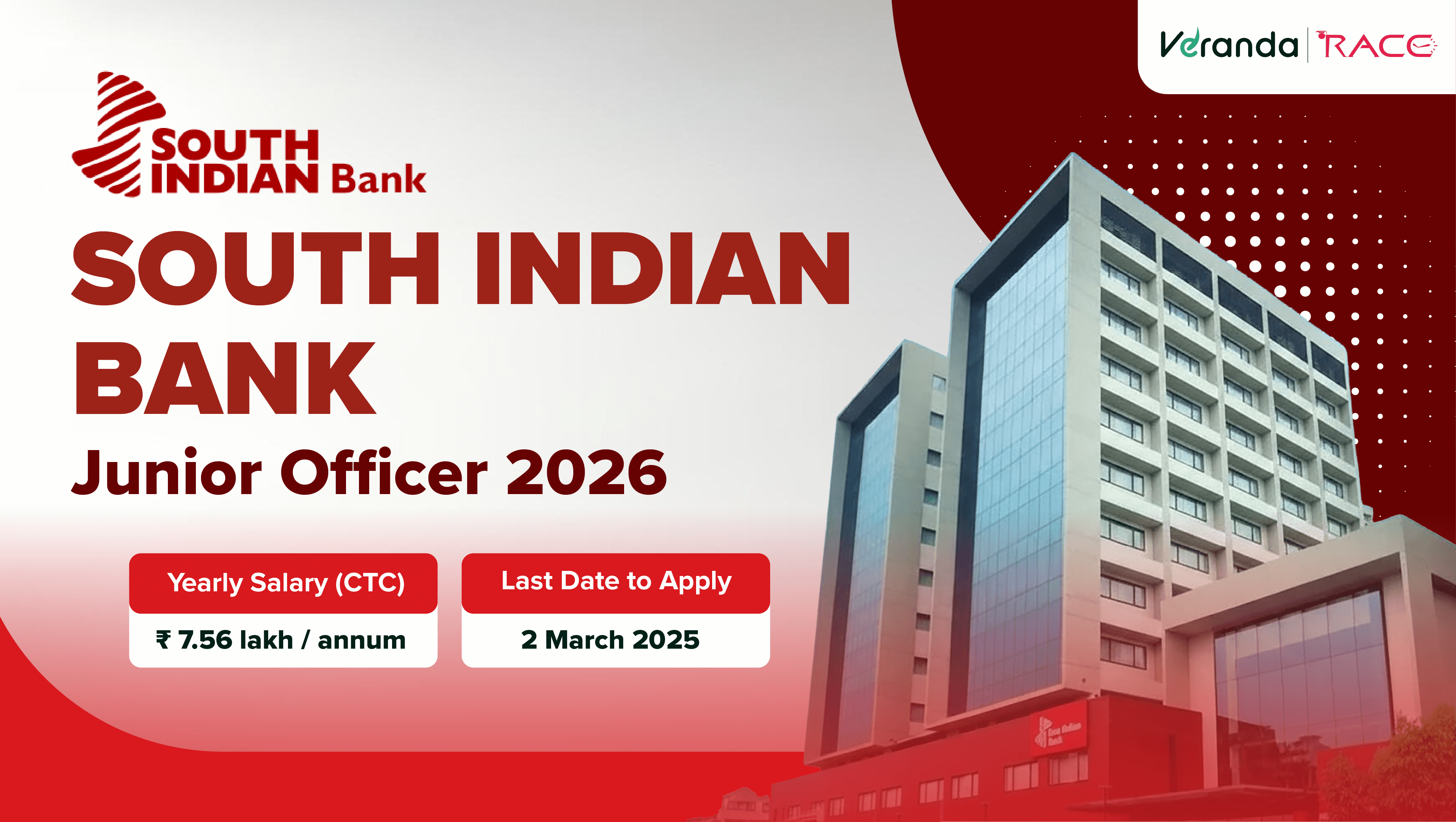 South Indian Bank Recruitment 2026 Notification Out for Junior Officer Vacancies, Apply Now @ https://www.southindianbank.bank.in/
